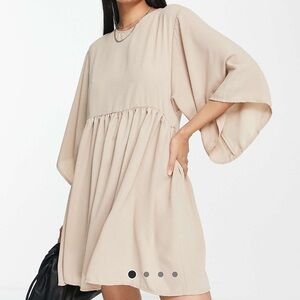 ASOS Mini Smock Dress with Kimono Sleeves